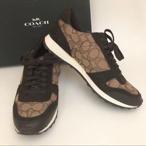 COACH *NIB* Mason Signature Jacquard Sneakers 8.5
